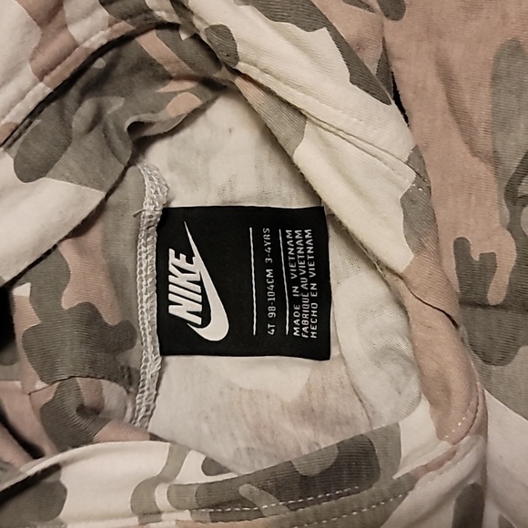 Nike, Girl's long sleeve shirt with hood, Size 3 - Picture 4 of 7